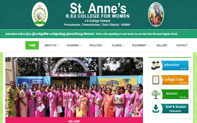 St.Anne's B.Ed College For Women